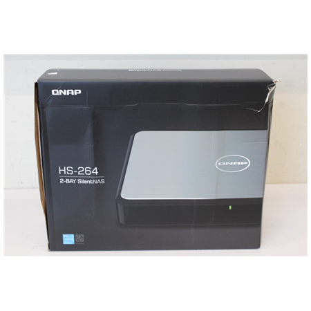 SALE OUT. | SALE OUT. QNAP | 2-Bay SATA fanless home NAS | HS-264 | Up to 2 SATA 6Gb/s, 3Gb/s | Intel Celeron | N5105 4-core/4-t