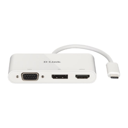 D-Link | 3-in-1 USB-C to HDMI/VGA/DisplayPort Adapter | DUB-V310 | USB hub | USB Type-C