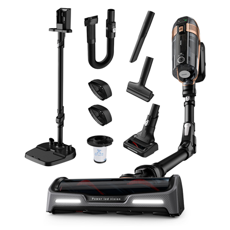 TEFAL | Vacuum Cleaner | TY99F1WO X-Force Flex | Handstick 2in1 | Handstick 2in1 | 32.4 V | Operating time (max) 80 min | Black