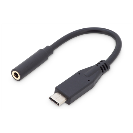 Digitus | USB Type-C Audio adapter cable, Type-C - 3.5mm M/F, 0.2m, Audio input/output, Version 3.1 | AK-300321-002-S | Type-C |