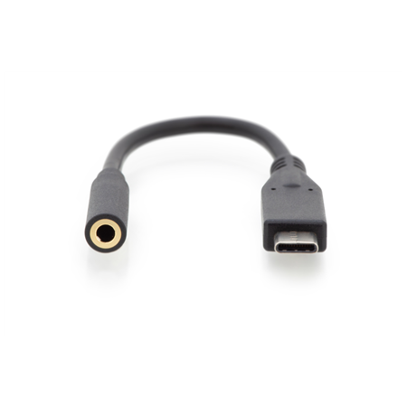 Digitus | USB Type-C Audio adapter cable, Type-C - 3.5mm M/F, 0.2m, Audio input/output, Version 3.1 | AK-300321-002-S | Type-C |