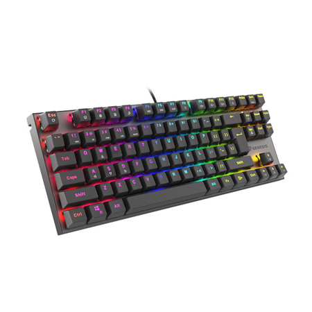 Genesis | THOR 303 TKL | Gaming Keyboard | Wired | Mechanical | RGB LED light | US | USB-A | Replaceable "HOT SWAP" Switches