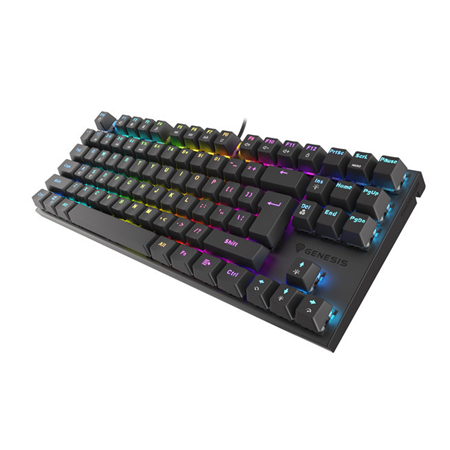 Genesis | THOR 303 TKL | Gaming Keyboard | Wired | Mechanical | RGB LED light | US | USB-A | Replaceable "HOT SWAP" Switches