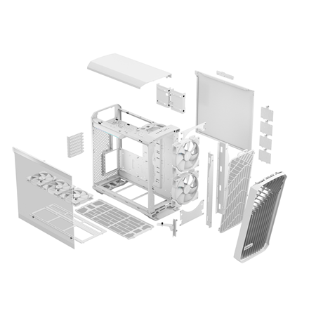 Fractal Design | Torrent | RGB White TG clear tint | Power supply included No | ATX