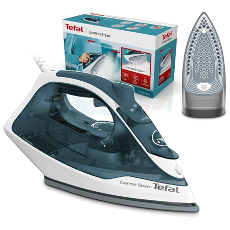 TEFAL | FV2839E0 | Steam Iron | 2400 W | Water tank capacity 270 ml | Continuous steam 40 g/min | Steam boost performance 185 g/