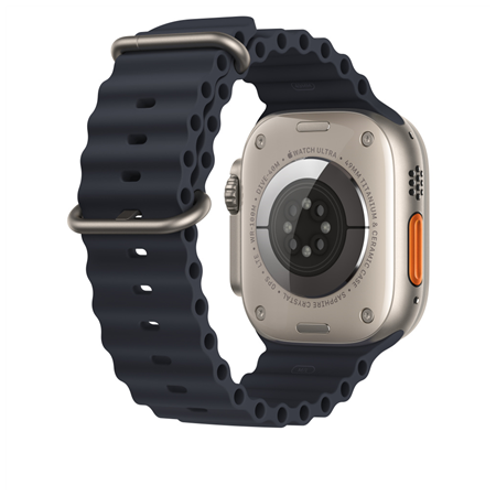 Apple | Ocean Band Extension | 49 | Midnight | Fluoroelastomer | Strap fits 130–200mm wrists