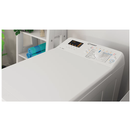 INDESIT | Washing machine | BTW S60400 EU/N | Energy efficiency class C | Top loading | Washing capacity 6 kg | 951 RPM | Depth