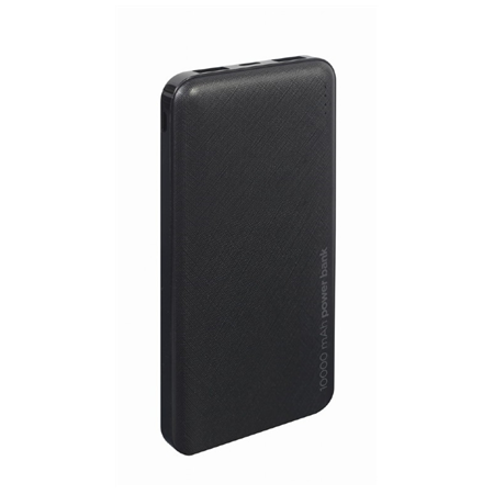 Gembird | Power Bank | PB10-02 | 10000 mAh | 2 x USB-AF | Black