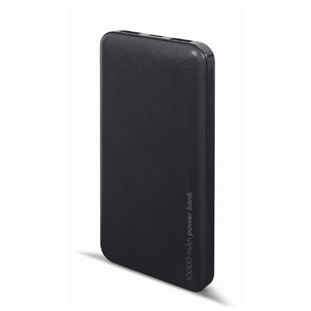 Gembird | Power Bank | PB10-02 | 10000 mAh | 2 x USB-AF | Black