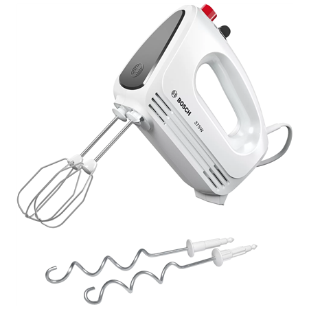 Bosch | Hand Mixer | MFQ22100 CleverMixx | Hand Mixer | 375 W | Number of speeds 4 | Turbo mode | White/Dark Grey