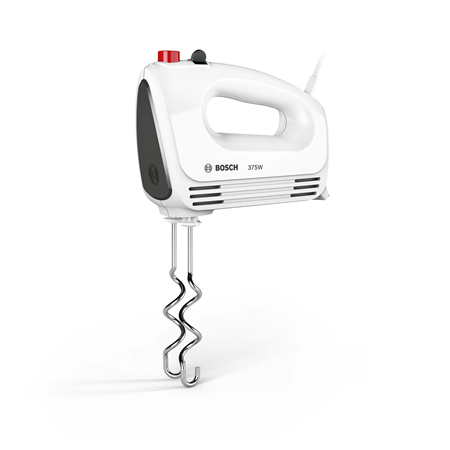 Bosch | Hand Mixer | MFQ22100 CleverMixx | Hand Mixer | 375 W | Number of speeds 4 | Turbo mode | White/Dark Grey