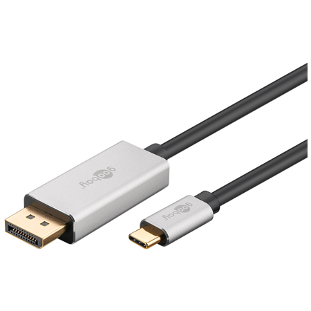 Goobay | USB-C to DisplayPort Adapter Cable | 60176 | Type-C | DisplayPort | USB-C to DisplayPort | 2 m