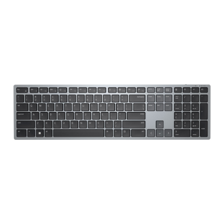 Dell | Keyboard | KB700 | Keyboard | Wireless | Russian | Titan Gray | 2.4 GHz, Bluetooth 5.0