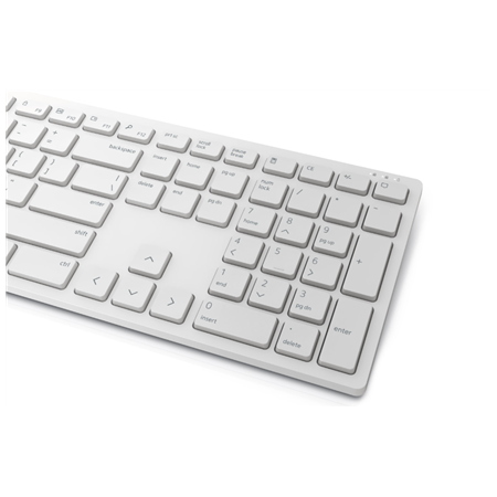 Dell | Keyboard and Mouse | KM5221W Pro | Keyboard and Mouse Set | Wireless | Mouse included | Russian | White | 2.4 GHz