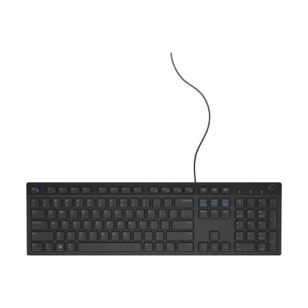 Dell | Keyboard | KB216 | Multimedia | Wired | NORD | Black