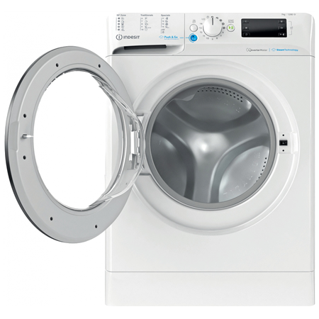 INDESIT | Washing machine | BWSE 71295X WBV EU | Energy efficiency class B | Front loading | Washing capacity 7 kg | 1200 RPM |