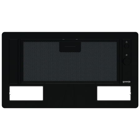 Gorenje | Hood | BHI681EB | Canopy | Energy efficiency class D | Width 58 cm | 370 m³/h | Mechanical control | LED | Black