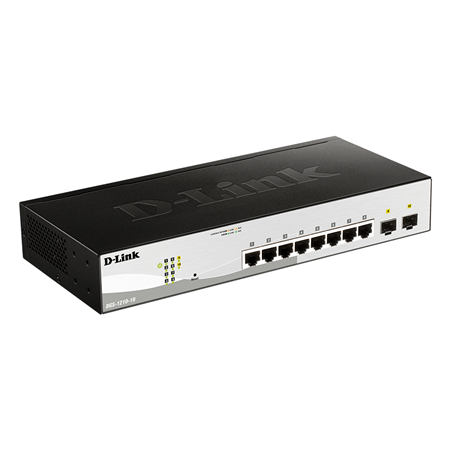 D-Link | 10-Port Gigabit Smart Managed Switch | DGS-1210-10 | Managed L2+ | Rackmountable