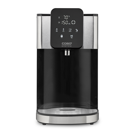 Caso | Turbo Hot Water Dispenser | HW 1660 | Water Dispenser | 2600 W | 4 L | Plastic/Stainless Steel | Black/Stainless Steel