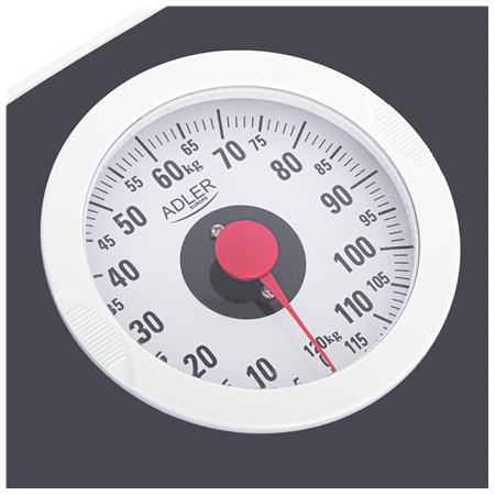 Adler | Mechanical Bathroom Scale | AD 8178 | Maximum weight (capacity) 120 kg | Accuracy 1000 g | Black