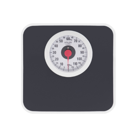 Adler | Mechanical Bathroom Scale | AD 8178 | Maximum weight (capacity) 120 kg | Accuracy 1000 g | Black