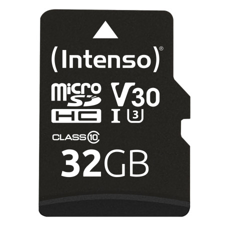 INTENSO 32GB Micro SDHC Atminties Kortelė su Adapteriu C10