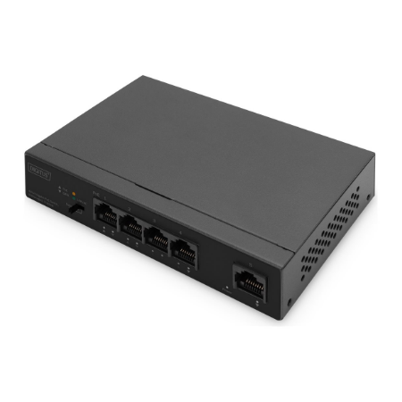 Digitus | 4 Port Gigabit PoE Switch | DN-95330-1 | Unmanaged | Desktop