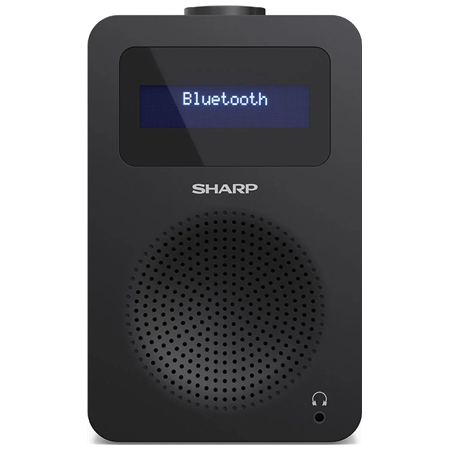 Sharp DR-430(BK) Digital Radio, FM/DAB/DAB+, Bluetooth 5.0, Midnight Black | Sharp | Digital Radio | DR-430(BK) | Bluetooth | Mi