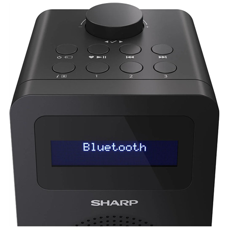 Sharp DR-430(BK) Digital Radio, FM/DAB/DAB+, Bluetooth 5.0, Midnight Black | Sharp | Digital Radio | DR-430(BK) | Bluetooth | Mi