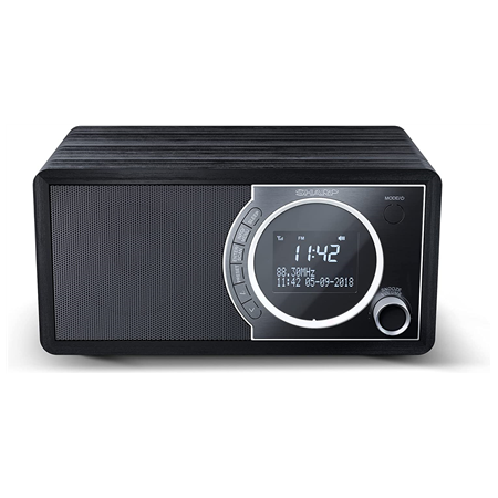 Sharp DR-450(BK) Digital Radio, FM/DAB/DAB+, Bluetooth 4.2, Alarm function, Midnight Black | Sharp | Digital Radio | DR-450(BK)