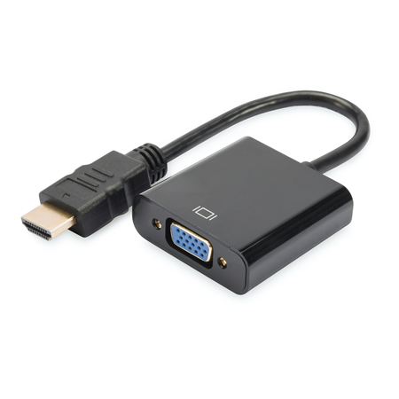 Digitus | HDMI to VGA converter adapter | DA-70461 | Black