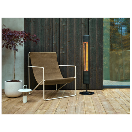 Mill | Outdoor Heater | OH2000ULGPFLOOR | Patio heater | 2000 W | Black | IP65