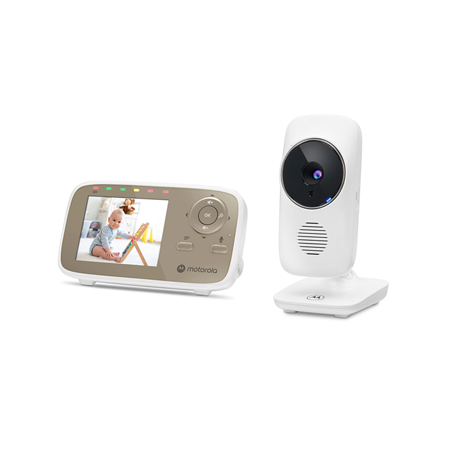 Motorola | Video Baby Monitor | VM483 2.8" | 2.8" LCD colour display with 480 x 272px resolution; 2.4 GHz FHSS Wireless technolo