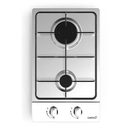 CATA | Hob | GI 3002 X | Gas | Number of burners/cooking zones 2 | Rotary knobs | Stainless steel