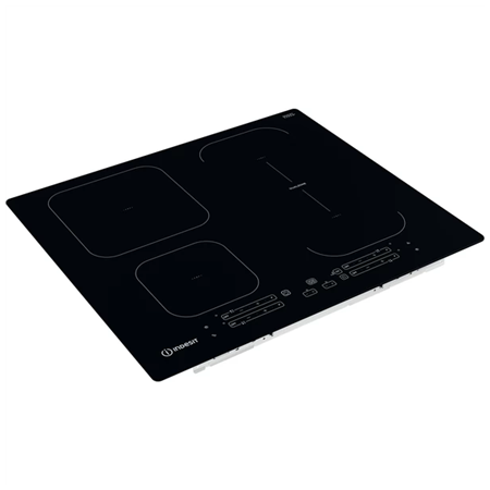 INDESIT | Hob | IB 65B60 NE | Induction | Number of burners/cooking zones 4 | Touch | Timer | Black