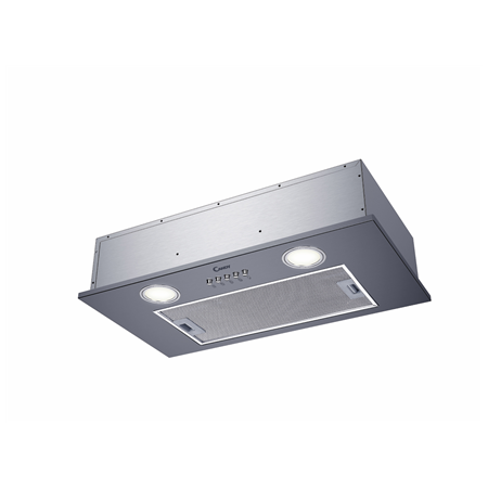 Candy | Hood | CBG625/1X | Canopy | Energy efficiency class C | Width 52 cm | 207 m³/h | Mechanical | LED | Stainless Steel