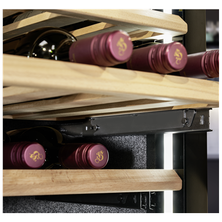 Caso | Wine Cooler | WineDeluxe WD 41 | Energy efficiency class F | Built-in | Bottles capacity 41 | Black