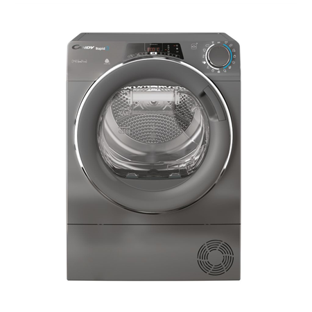 Candy | Dryer Machine | RO4 H7A2TCERX-S | Energy efficiency class E | Front loading | 7 kg | TFT | Depth 46.5 cm | Wi-Fi | Grey