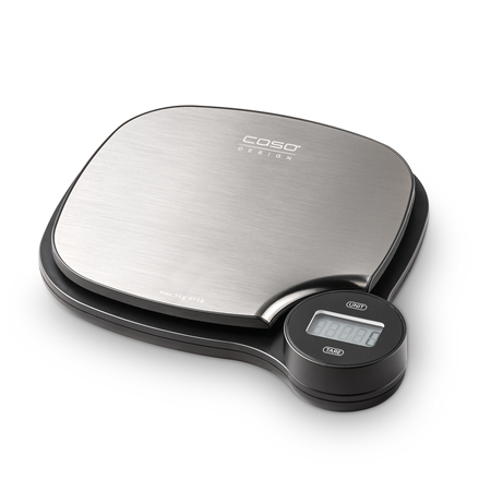 Caso | Kitchen EcoMaster Scales | Maximum weight (capacity) 5 kg | Graduation 1 g | Stainless Steel