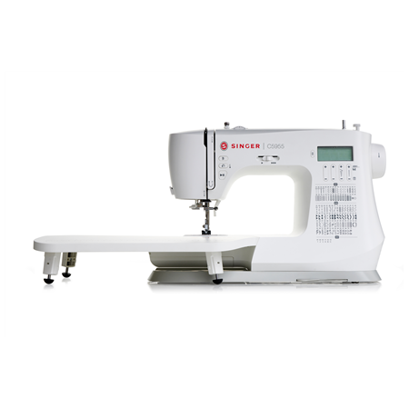 Singer | Sewing Machine | C5955 | Number of stitches 417 | Number of buttonholes 8 | White