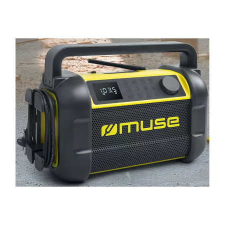 Muse | M-928 BTY | Jobsite Radio speaker | Waterproof | Bluetooth | Black/Yellow | Portable | Wireless connection