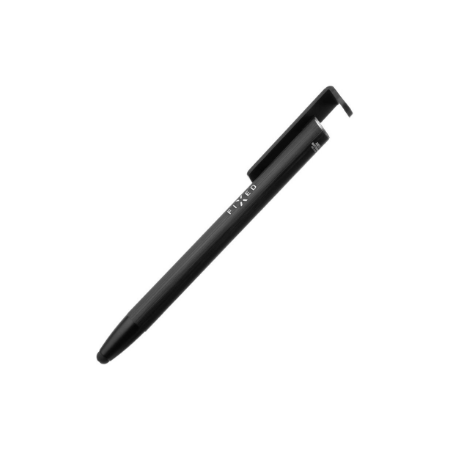 Fixed | Pen With Stylus and Stand | 3 in 1 | Pencil | Stylus for capacitive displays; Stand for phones and tablets | Black