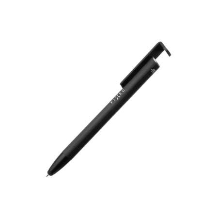 Fixed | Pen With Stylus and Stand | 3 in 1 | Pencil | Stylus for capacitive displays; Stand for phones and tablets | Black