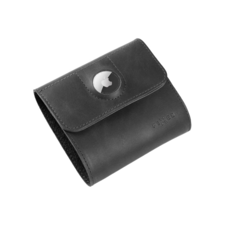 Fixed | Classic Wallet for AirTag | Apple | Genuine cowhide | Black | Dimensions of the wallet : 11 x 11.5 cm; Closing of the wa