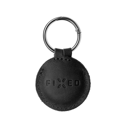 Fixed | Case for AirTag | Genuine cowhide | Black