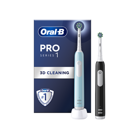Oral-B | Electric Toothbrush | Pro Series 1 Duo | Rechargeable | For adults | Number of brush heads included 2 | Number of teeth