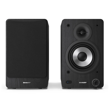 Sharp CP-SS30 Bookshelf Speakers, Black | Sharp | Speakers | CP-SS30(BK) Bookshelf | 60 W | Bluetooth | Black | Wireless connect