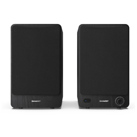 Sharp CP-SS30 Bookshelf Speakers, Black | Sharp | Speakers | CP-SS30(BK) Bookshelf | 60 W | Bluetooth | Black | Wireless connect