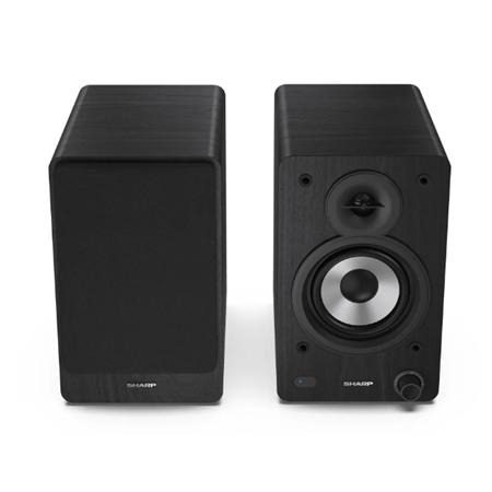 Sharp CP-SS30 Bookshelf Speakers, Black | Sharp | Speakers | CP-SS30(BK) Bookshelf | 60 W | Bluetooth | Black | Wireless connect