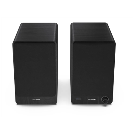 Sharp CP-SS30 Bookshelf Speakers, Black | Sharp | Speakers | CP-SS30(BK) Bookshelf | 60 W | Bluetooth | Black | Wireless connect